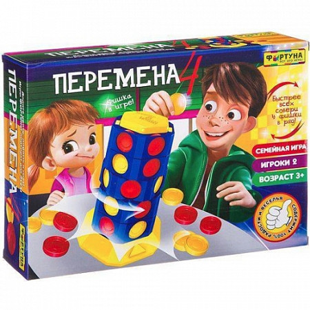 Настольная игра Фортуна 4 Перемена Ф86619
