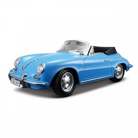 Сборная модель автомобиля Bburago Porsche 356B кабриолет (18-15039) blue
