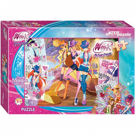 Пазлы Step Puzzle 120 "Winx" (Rainbow) набор 3