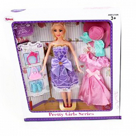 Кукла с аксессуарами 7502-B Purple