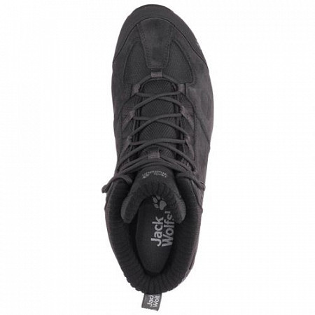 На картинке изображен Ботинки мужские Jack Wolfskin VOJO HIKE 2 WT TEXAPORE MID M phantom /dark steel Ботинки мужские Jack Wolfskin VOJO HIKE 2 WT TEXAPORE MID M phantom /dark steel