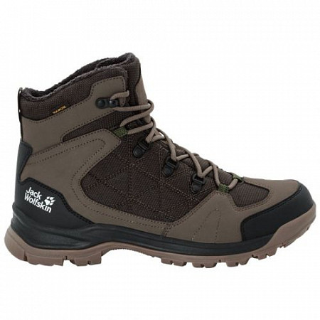 Ботинки мужские Jack Wolfskin Cold Terrain Texapore Mid M coconut brown / black
