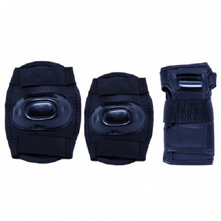 Комплект защиты для роликовых коньков Fora (PW-308-BK)