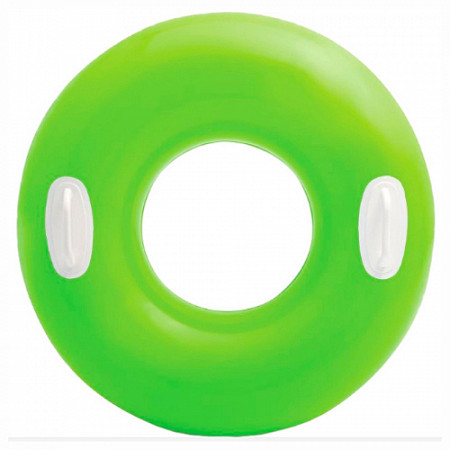 Надувной круг Intex Hi-Gloss Tubes 59258NP green