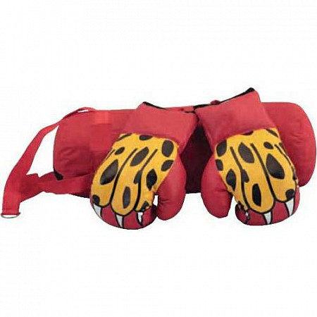 На картинке изображен Набор боксерский детский Atemi BS red Набор боксерский детский Atemi BS red