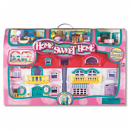 Игровой набор Keenway Home Sweet Home дом с предметами 22002KW