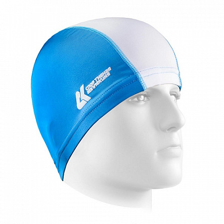 Шапочка для плавания СК (Спортивная коллекция) Д-061 white/bluish