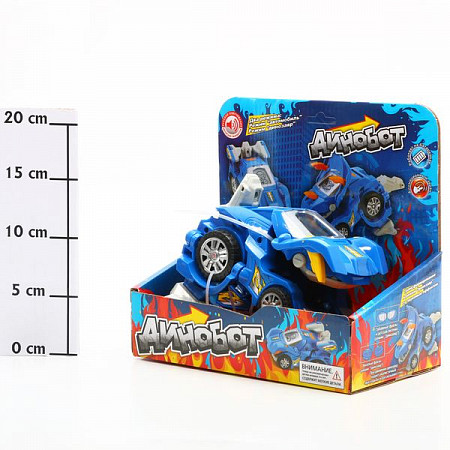 На картинке изображен Диноробот на батарейках ZYE-E0091 blue Диноробот на батарейках ZYE-E0091 blue