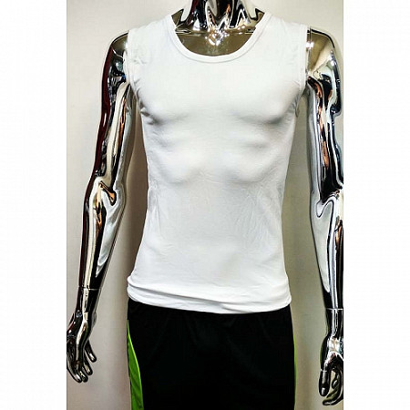 На картинке изображен Джемпер (майка) спортивная Zez Sport мужская 111629 white Джемпер (майка) спортивная Zez Sport мужская 111629 white