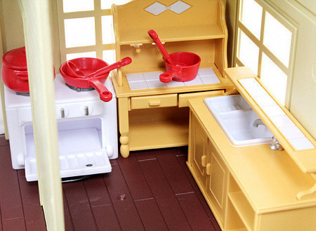 На картинке изображен Набор игровой Hyq "Домик" Happy Family 012-10 Набор игровой Hyq "Домик" Happy Family 012-10