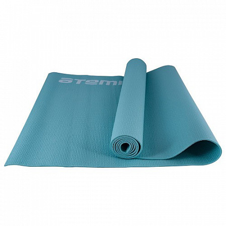 Гимнастический коврик для йоги, фитнеса Atemi AYM01BE 173х61х0,6 см double light blue