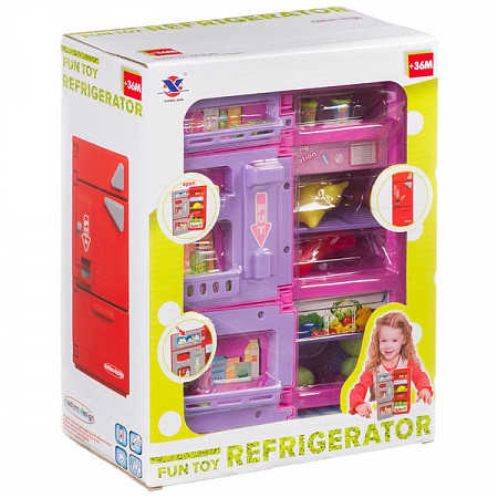 Игрушка пластмассовая на батарейках Fun Toy Холодильник 14006