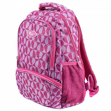 На картинке изображен Школьный рюкзак Polar Д27694 light pink/pink Школьный рюкзак Polar Д27694 light pink/pink