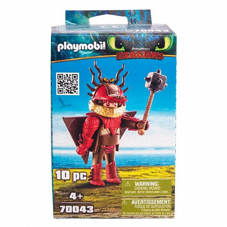 Конструктор Playmobil Драконы III: Сморкала в летном костюме 70043