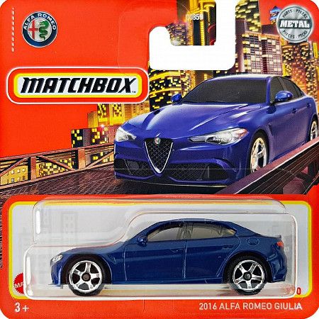 Машинка Matchbox 2016 Alfa Romeo Giulia 26/100 (C0859 HFR89) mainline 2022