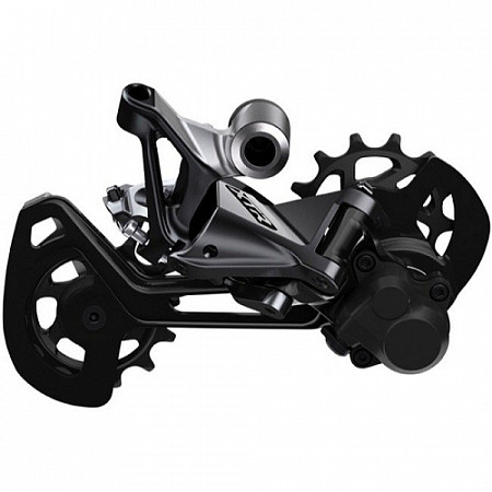 На картинке изображен Переключатель задний Shimano XTR, M9120, SGS, 12 скоростей, для 2x12, shadow RD+, IRDM9120SGS Переключатель задний Shimano XTR, M9120, SGS, 12 скоростей, для 2x12, shadow RD+, IRDM9120SGS