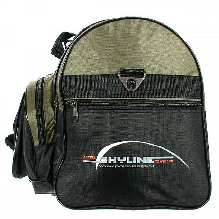 Дорожная сумка Polar П01 black/orange