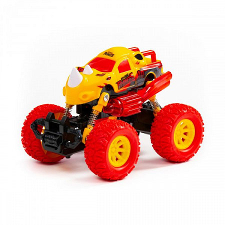 Автомобиль инерционный Полесье Монстр Ралли Носорог 78841 turquoise