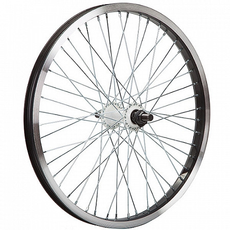 На картинке изображен Колесо переднее для BMX на 48 спиц 20" Х95012 Колесо переднее для BMX на 48 спиц 20" Х95012