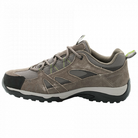 На картинке изображен Полуботинки женские Jack Wolfskin Vojo Hike Texapore Women parrot green Полуботинки женские Jack Wolfskin Vojo Hike Texapore Women parrot green