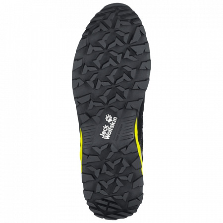 Водонепроницаемые кроссовки мужские Jack Wolfskin Cascade Hike Xt Texapore Mid M black / lime