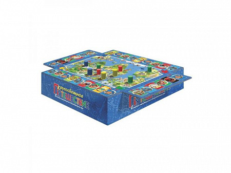 На картинке изображен Настольная игра Play Land Кругосветное путешествие Новая версия L-197 Настольная игра Play Land Кругосветное путешествие Новая версия L-197