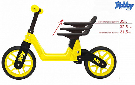 Беговел RT Hobby Bike Magestic ОР503 yellow black