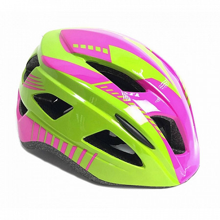 Велошлем Ausini Light Green/Pink 03-3
