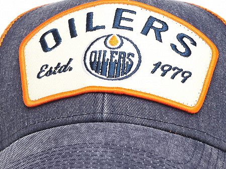 Бейсболка Atributika&Club NHL Edmonton Oilers 31209 grey/orange