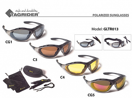 На картинке изображен Очки поляризационные в чехле Tagrider GLTR 013 Очки поляризационные в чехле Tagrider GLTR 013