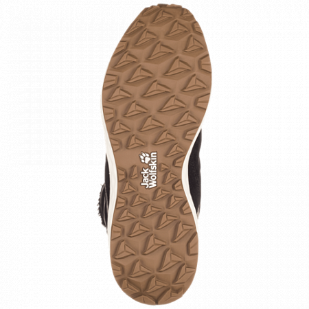 На картинке изображен Ботинки женские Jack Wolfskin Nevada Texapore High W black / off-white Ботинки женские Jack Wolfskin Nevada Texapore High W black / off-white