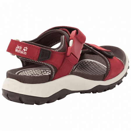 Сандалии женские Jack Wolfskin Rocky Path Lt Sandal W burgundy / dark brown