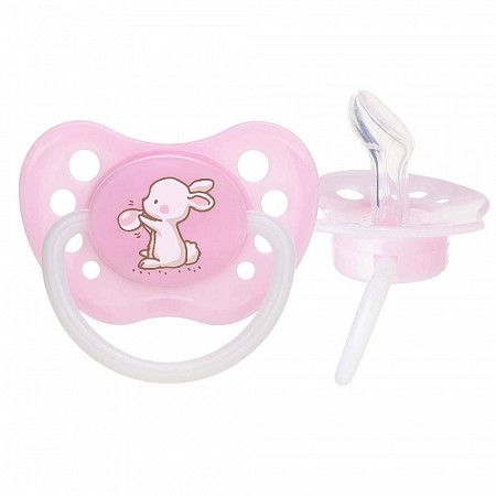 Пустышка Canpol babies Little Cutie Силиконовая Ортодонтическая 0-6 мес. (23/265) pink