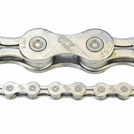 Цепь KMC X10, 10 ск.,1/2X11/128"Х114 grey ZTB98503