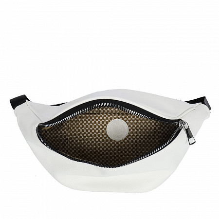 На картинке изображен Поясная сумка женская Ors Oro OMS-0153 white Поясная сумка женская Ors Oro OMS-0153 white