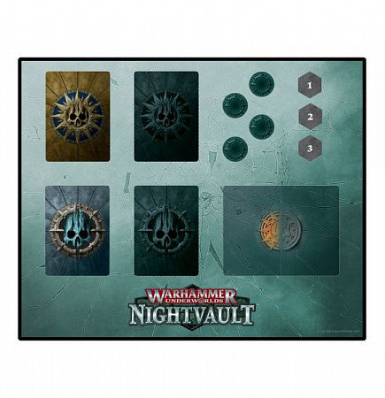 Расширение к игре Warhammer Underworlds Nightvault Playmat Игровой мат 110-40