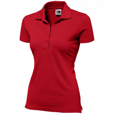 Женская рубашка-поло Usbasic First red 3109425