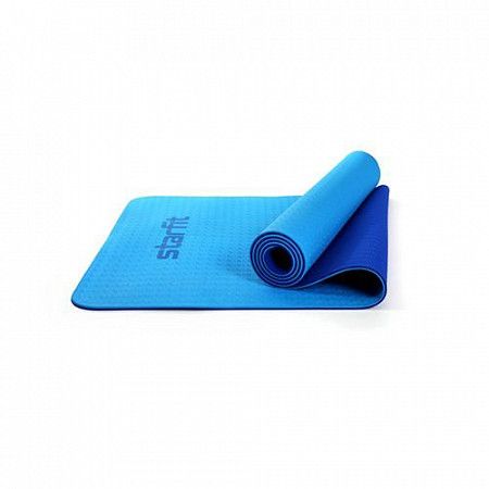 Коврик для йоги и фитнеса Starfit Core FM-201 TPE blue/dark blue (173х61х0,6)