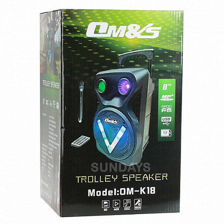 Колонка Eltronic 08" динамик 1шт/08" OM&S OM-K18ch