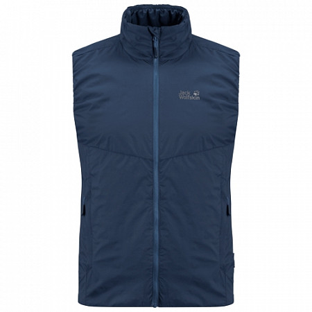 Ветрозащитный утепленный жилет мужской Jack Wolfskin Opouri Peak Vest M dark indigo