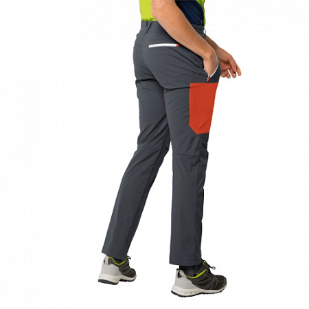 На картинке изображен Брюки мужские Jack Wolfskin Overland Pants M ebony Брюки мужские Jack Wolfskin Overland Pants M ebony