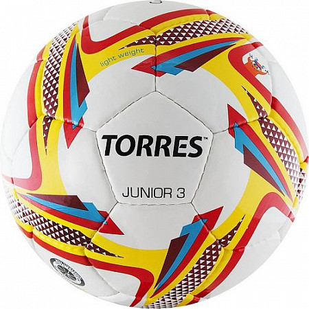 Мяч футбольный Torres Junior-3 р.3 F318243 White/Red/Yellow