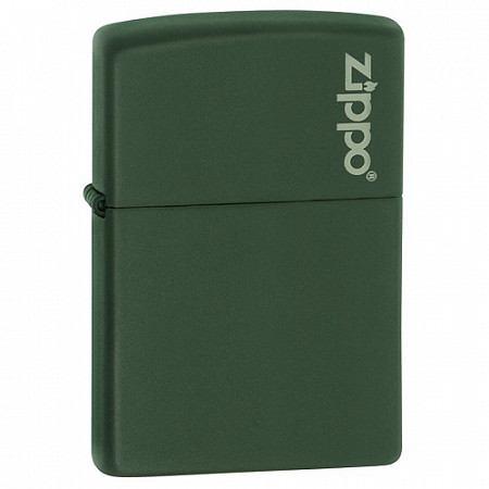 Зажигалка Zippo Green Matte Logo221ZL