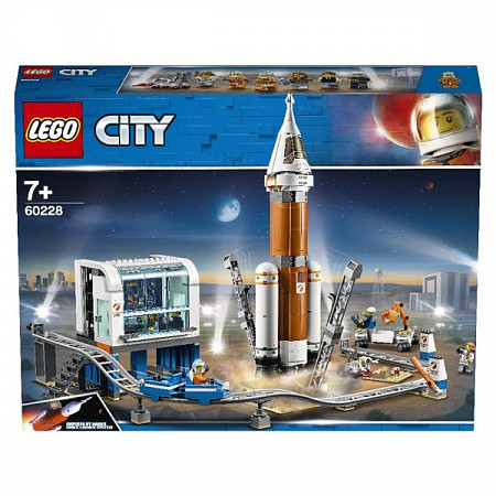 Конструктор LEGO City Ракета для запуска в далекий космос и пульт управления запуском 60228