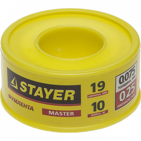 Фум-лента Stayer Мастер 19мм/10м 12360-19-025
