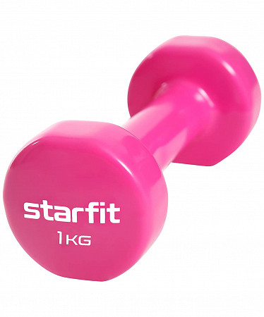 Набор гантелей виниловых Starfit Core DB-101 1 кг pink