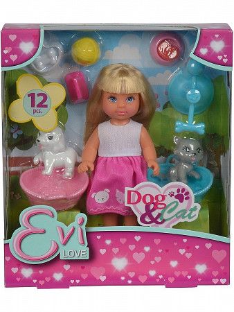 Кукла Evi Love Dog & Cat 12 см. (105733044)