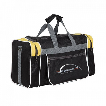 Спортивная сумка Polar 6009/6 black/yellow