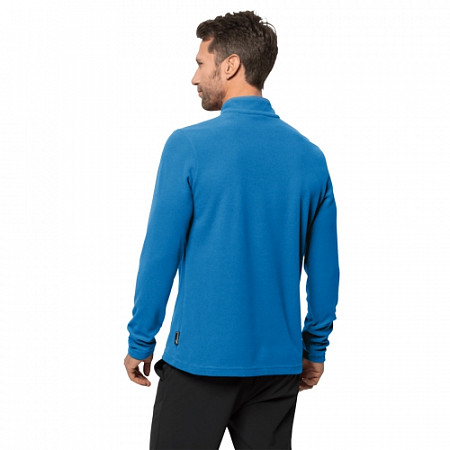 На картинке изображен Джемпер мужской Jack Wolfskin Arco Men brilliant blue stripes Джемпер мужской Jack Wolfskin Arco Men brilliant blue stripes