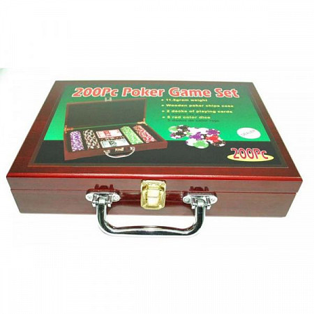 Сувенирный набор для игры в покер Zez Sport 6642-S1 (в чемодане)